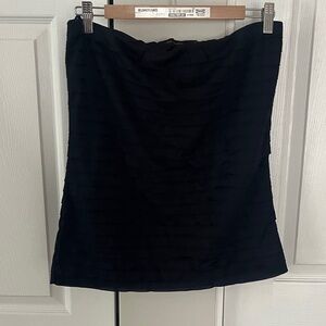 The Limited Black Layered Strapless Top